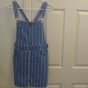 H&M-divided OVERALL DENIM DRESS
